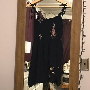 Floral blue sundress